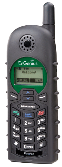 The Industrial Strength Long Range Cordless Phone, Handset Actual Size